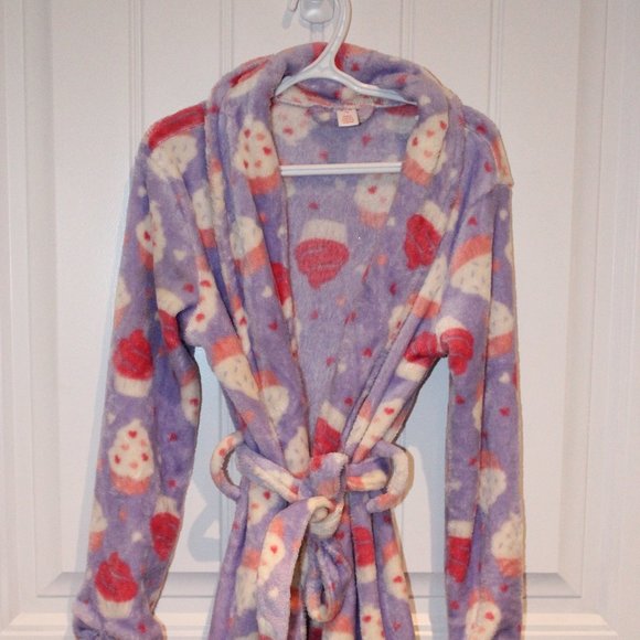 2/$20 🏷 Joe Fresh Plush Robe Size 7/8 - Picture 2 of 3